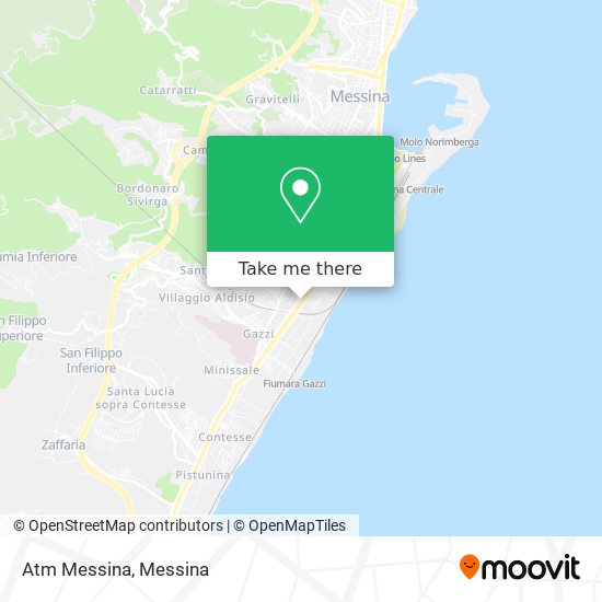 Atm Messina map