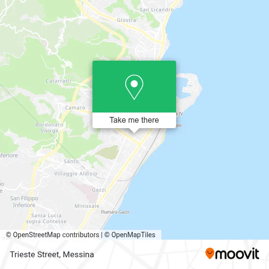 Trieste Street map