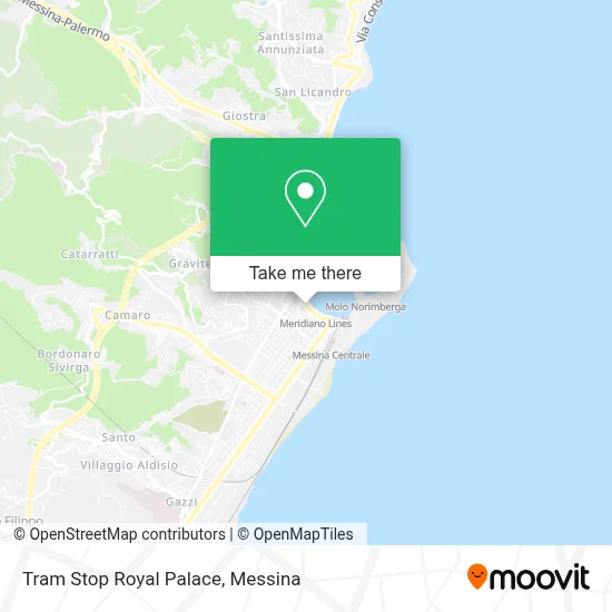 Tram Stop Royal Palace map