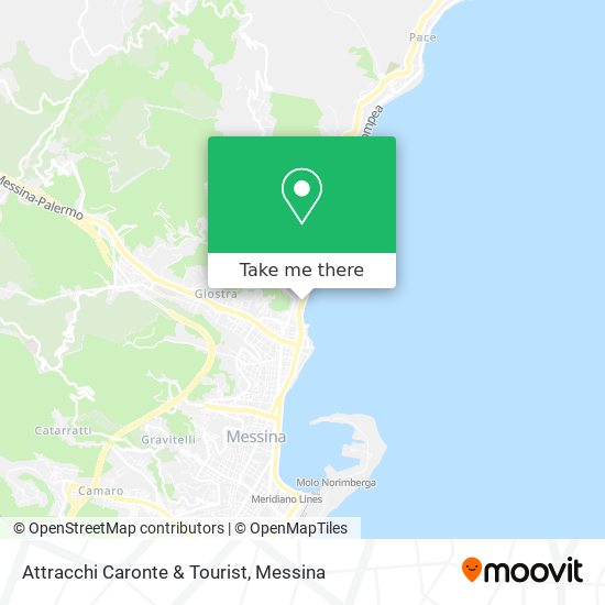 Attracchi Caronte & Tourist map