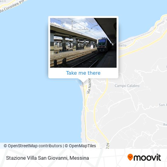 Stazione Villa San Giovanni map