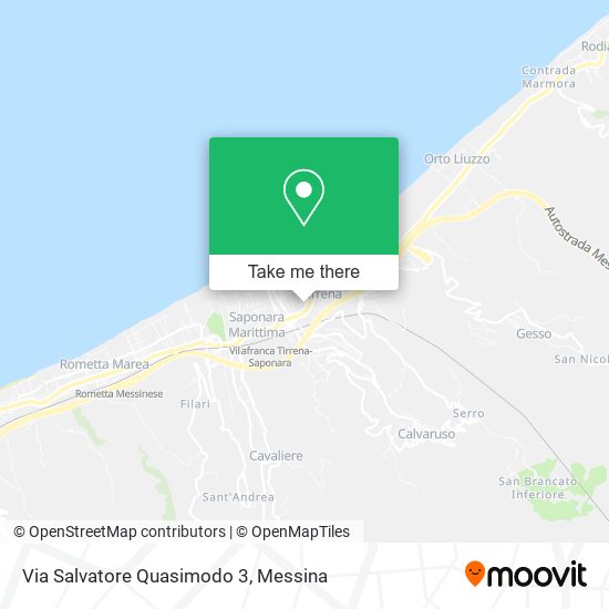 Via Salvatore Quasimodo 3 map
