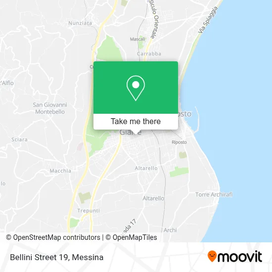 Bellini Street 19 map
