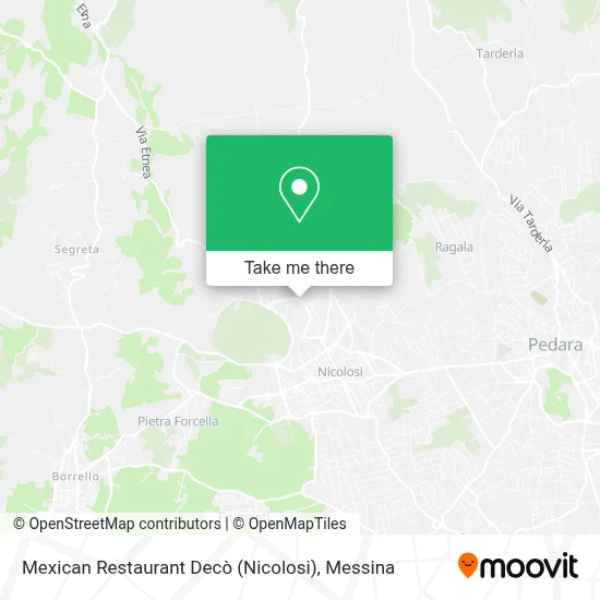 Mexican Restaurant Decò (Nicolosi) map