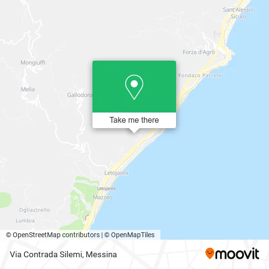 Via Contrada Silemi map