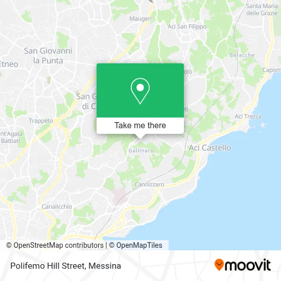 Polifemo Hill Street map