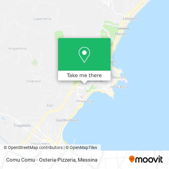 Comu Comu - Osteria-Pizzeria map
