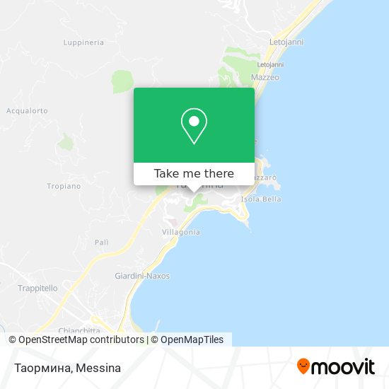 Таормина map