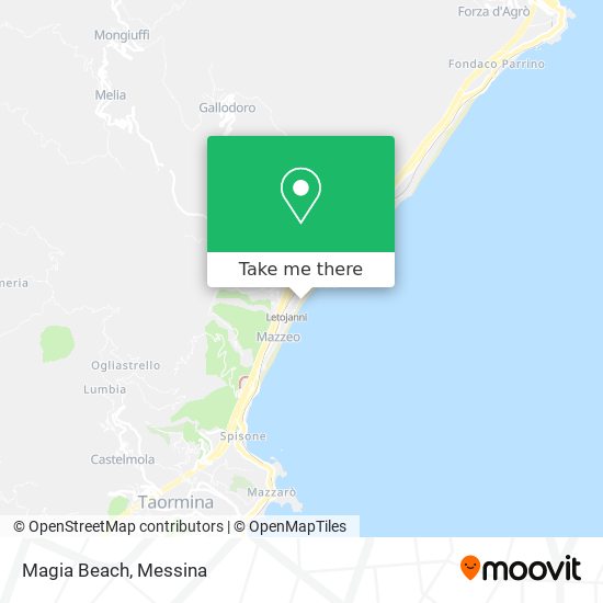 Magia Beach map