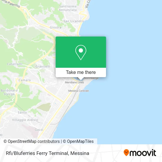 Rfi/Bluferries Ferry Terminal map