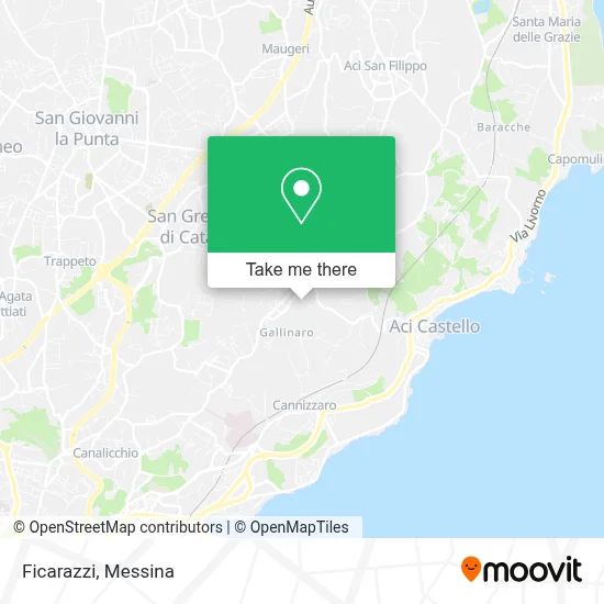 Ficarazzi map