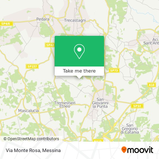 Via Monte Rosa map