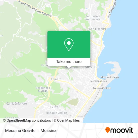 Messina Gravitelli map
