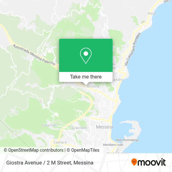Giostra Avenue / 2 M Street map