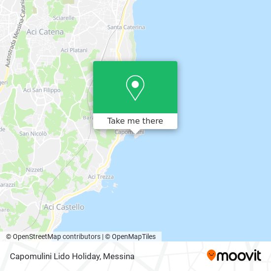 Capomulini Lido Holiday map