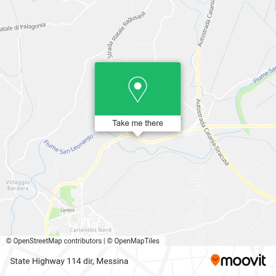 State Highway 114 dir map