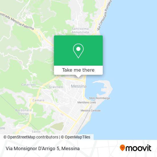Via Monsignor D'Arrigo 5 map