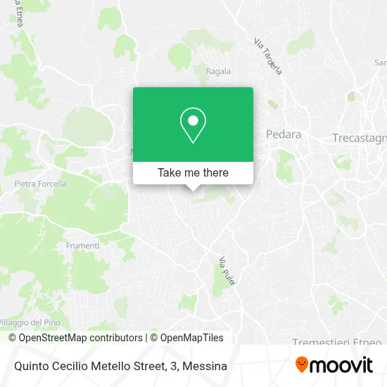 Quinto Cecilio Metello Street, 3 map