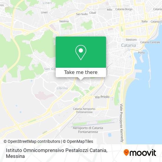 Istituto Omnicomprensivo Pestalozzi Catania map