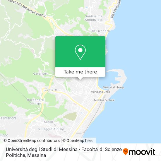 Università degli Studi di Messina - Facolta' di Scienze Politiche map