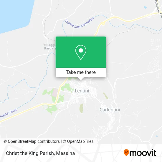 Christ the King Parish map
