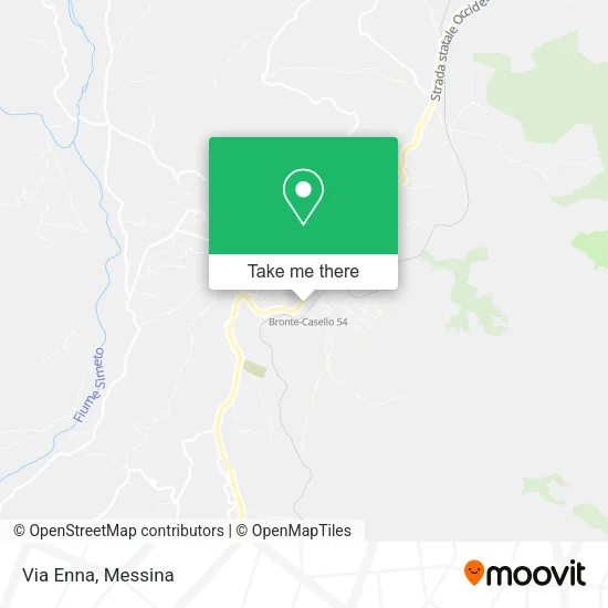 Via Enna map