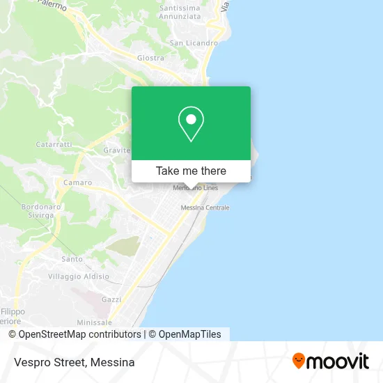 Vespro Street map
