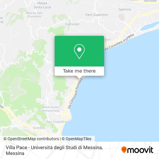 Villa Pace - Università degli Studi di Messina map