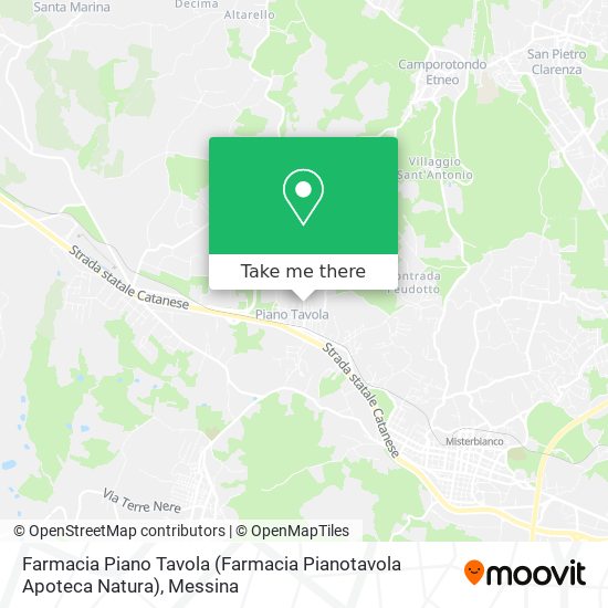 Farmacia Piano Tavola (Farmacia Pianotavola Apoteca Natura) map