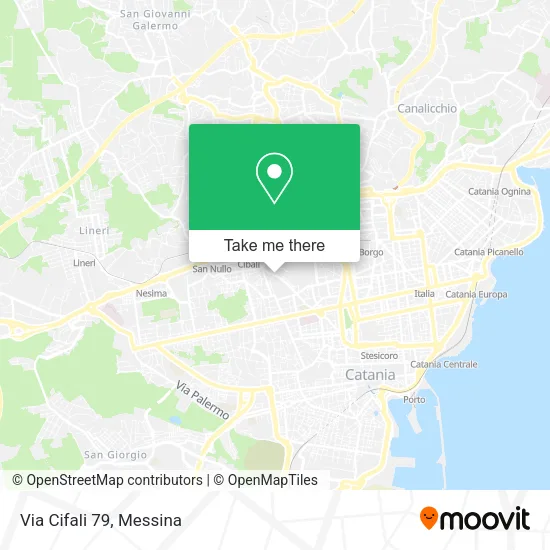Via Cifali  79 map