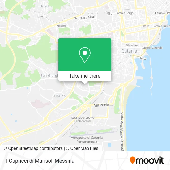 I Capricci di Marisol map
