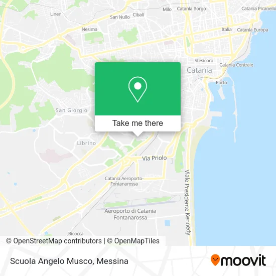 Scuola Angelo Musco map