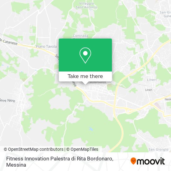 Fitness Innovation Palestra di Rita Bordonaro map