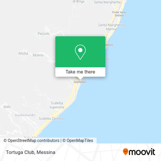 Tortuga Club map