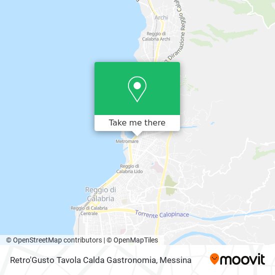 Retro'Gusto Tavola Calda Gastronomia map
