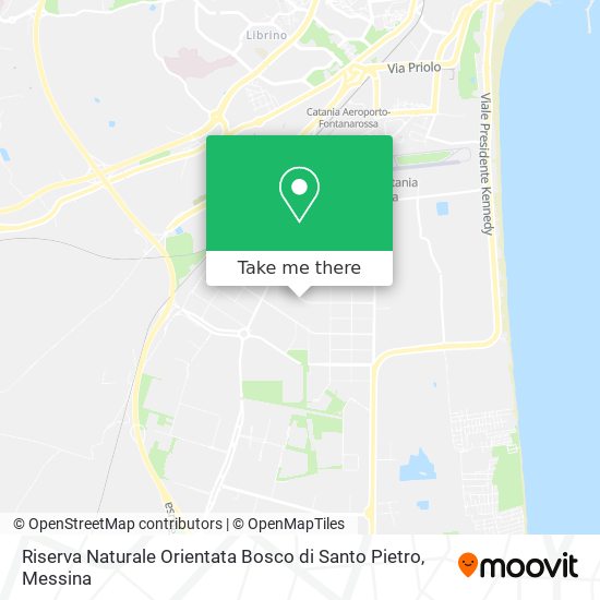 Riserva Naturale Orientata Bosco di Santo Pietro map