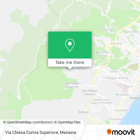 Via Chiesa Cumia Superiore map