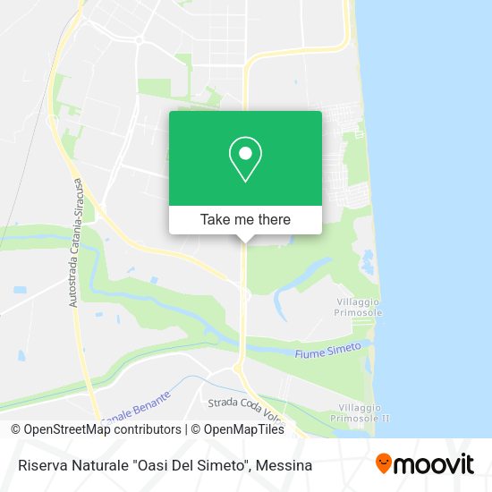 Riserva Naturale "Oasi Del Simeto" map