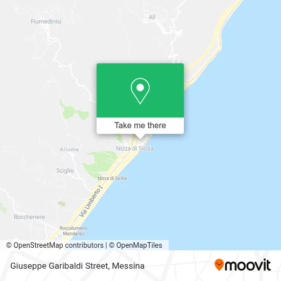 Giuseppe Garibaldi Street map