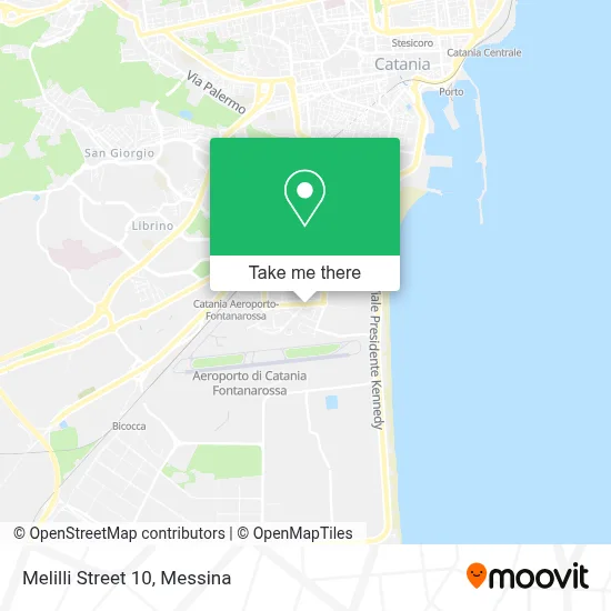 Melilli Street 10 map