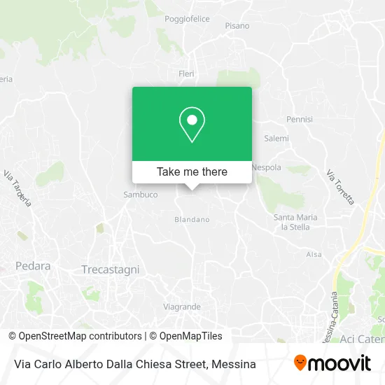 Via Carlo Alberto Dalla Chiesa Street map