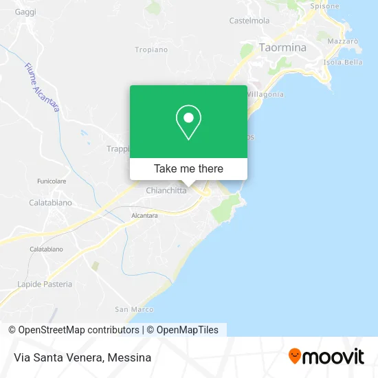 Via Santa Venera map