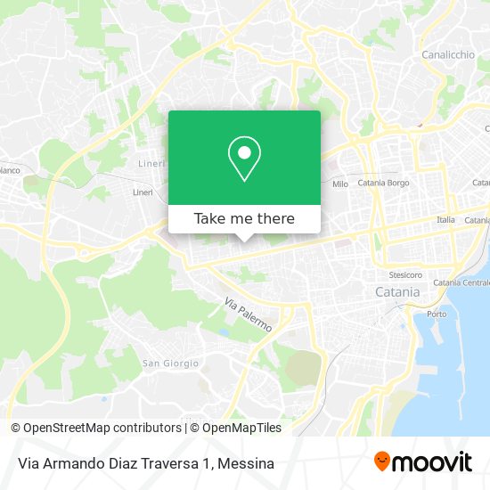 Via Armando Diaz Traversa 1 map
