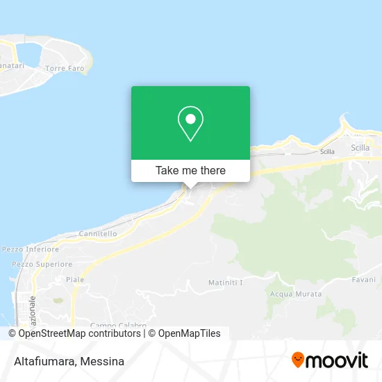 Altafiumara map