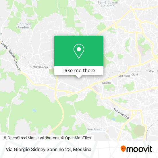 Via Giorgio Sidney Sonnino 23 map