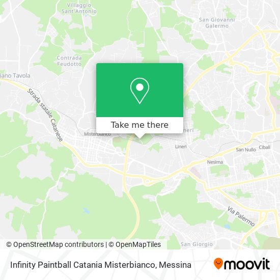 Infinity Paintball Catania Misterbianco map