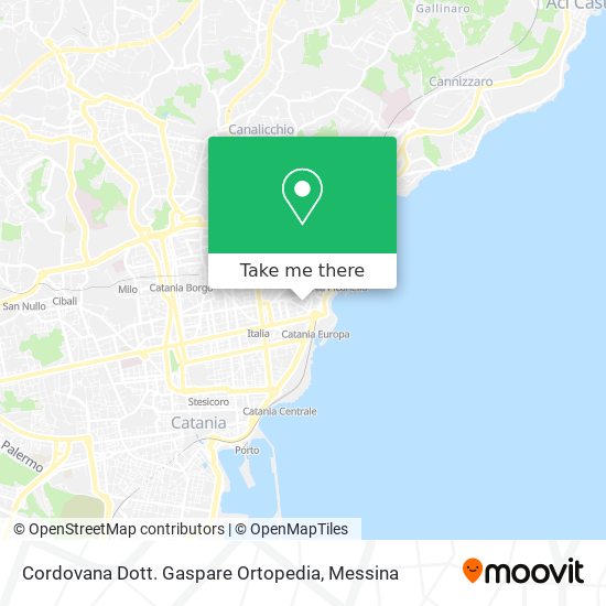 Cordovana Dott. Gaspare Ortopedia map