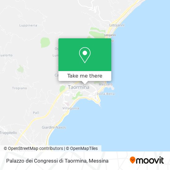Palazzo dei Congressi di Taormina map