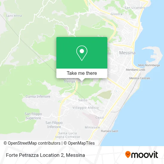 Forte Petrazza Location 2 map