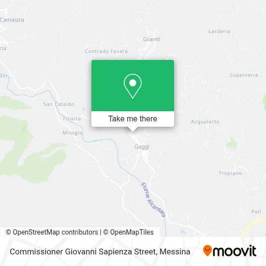 Commissioner Giovanni Sapienza Street map